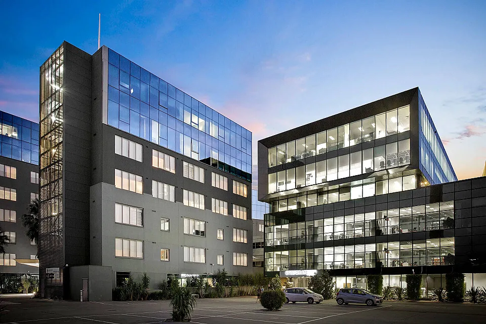 St Kilda Rd Towers, Melbourne — office interior