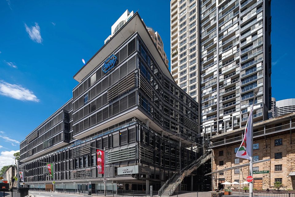 30 The Bond, 30-34 Hickson Road, from Hickson Road with its sandstone neighbour
