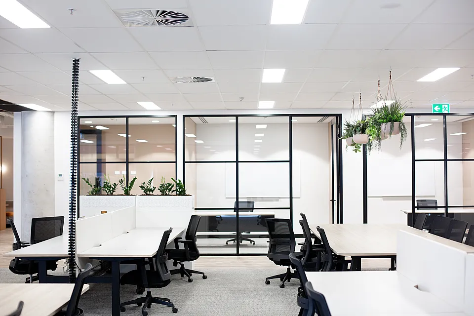 818 Bourke Street, Docklands — office interior