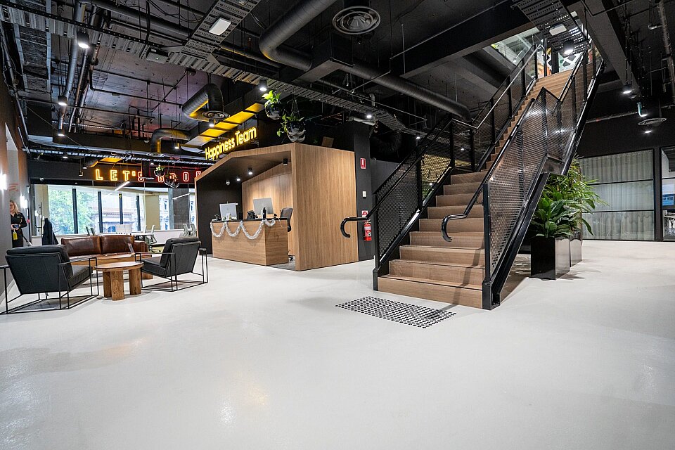 30 Pirie Street, Adelaide — workspace in the building