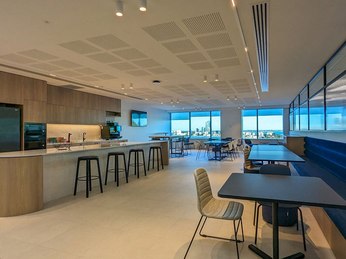 Lease office space in a contemporary A-grade building in Perth CBD — 58 Mounts Bay Road,  Perth WA 6000