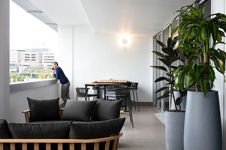 AMP Capital Building, South Brisbane — office interior