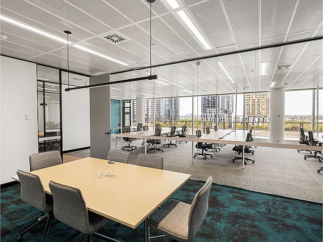 Kings Square, Sydney Olympic Park — commercial office interior