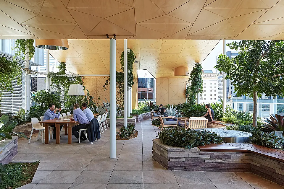 480 Queen Street, Brisbane — office interior