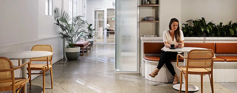 Hub Anzac Square, Brisbane — office interior