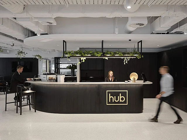 Hub Civic Quarter, Canberra — serviced office interior — photo 2