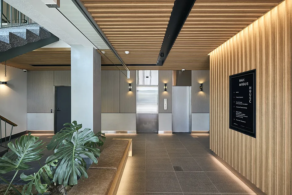 Max Angus House, Hobart — office interior — photo 2