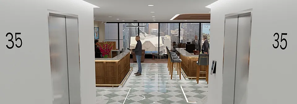 Parkline Place, Sydney — office interior