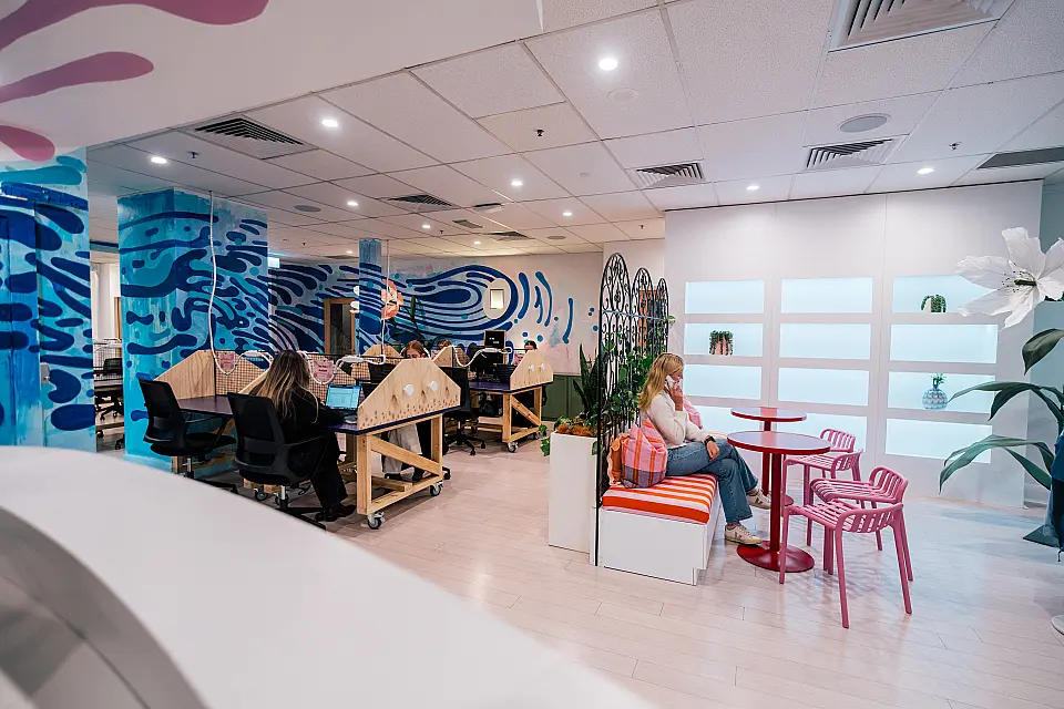 WOTSO coworking floor on Level 1 at 222 Pitt Street, Sydney
