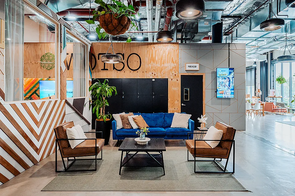 WOTSO, Chermside Centre — office interior